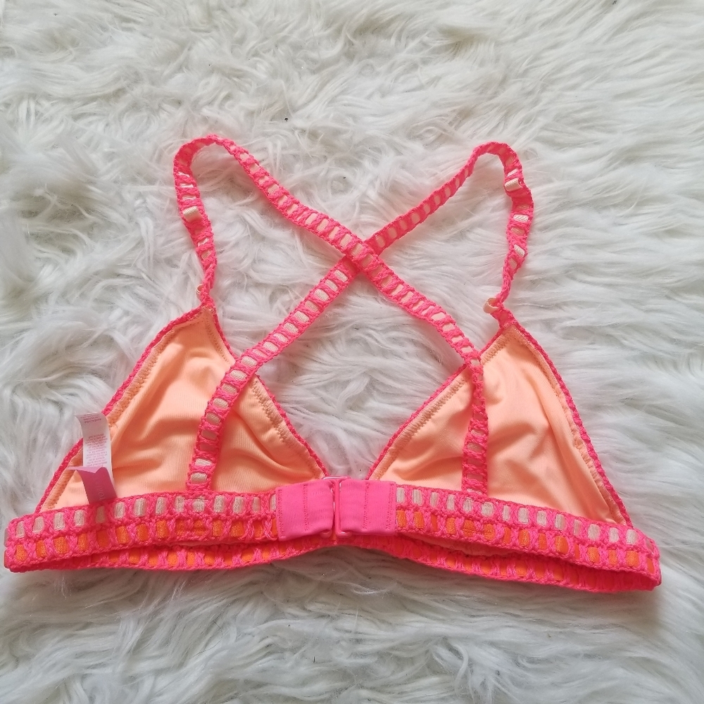 Victorias Secret Neon Pink Swim Bikini Top - Picture 4 of 7